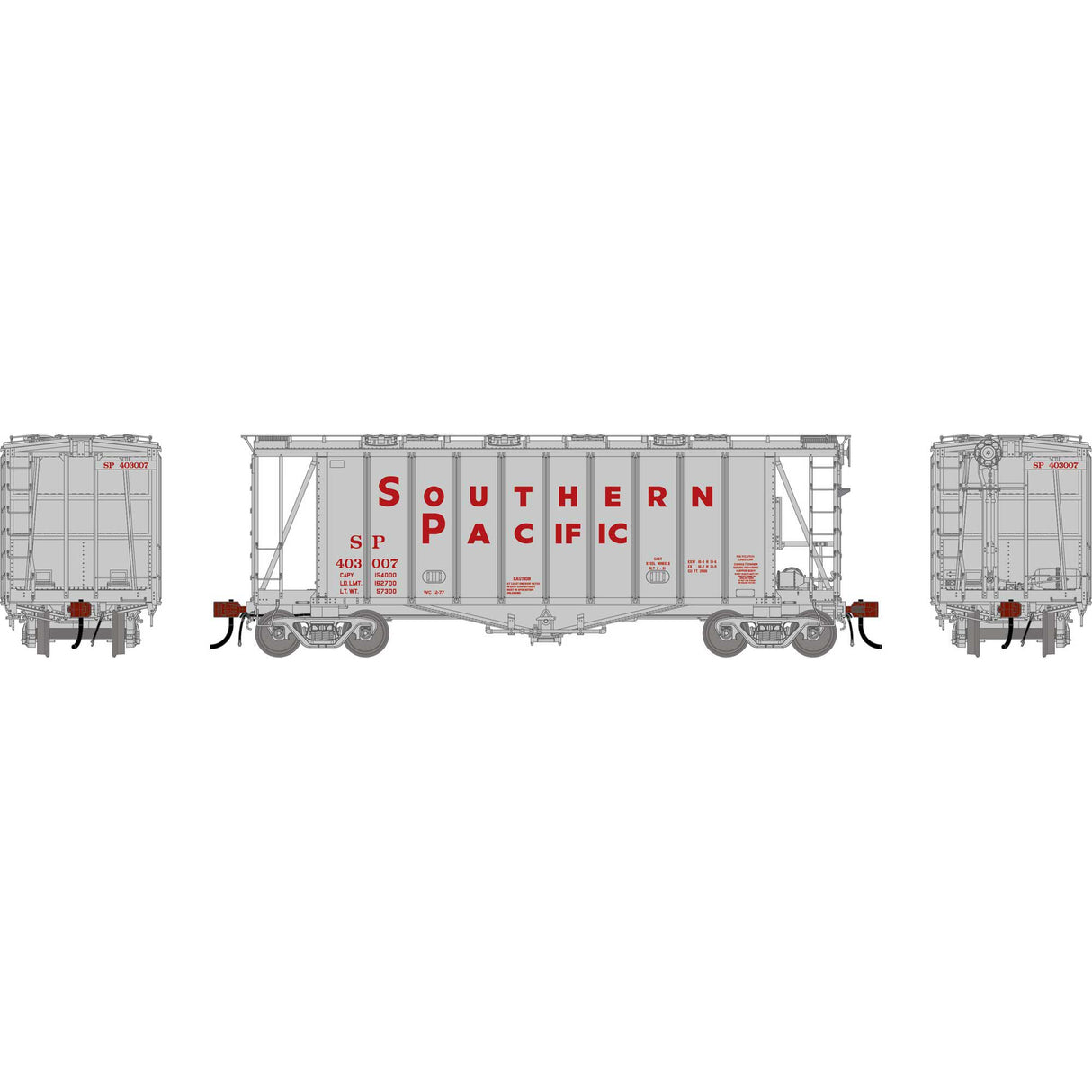 PREORDER Athearn Genesis HO ATHG-3178 GEN GATC 2600 Airslide Covered Hopper- Early, SP #403007