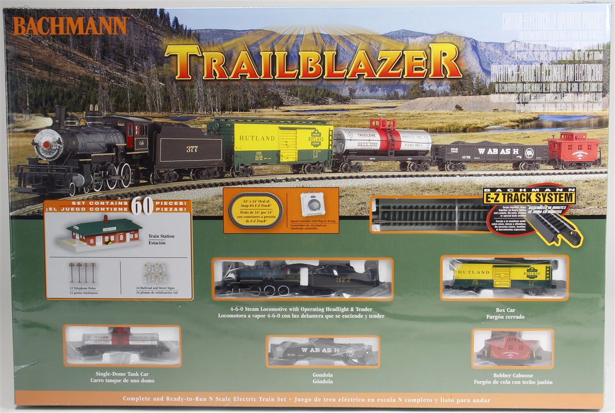 Bachmann N 24024 Trailblazer Electric Train Set with E-Z Track