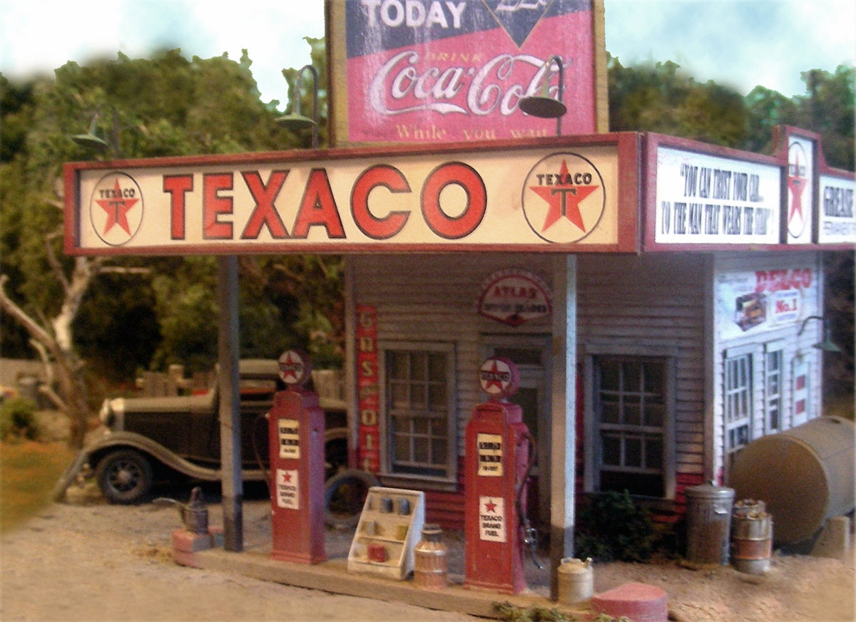 Bar Mills Scale Model Works HO 0102 Bud Smiley's Gas Stop Kit