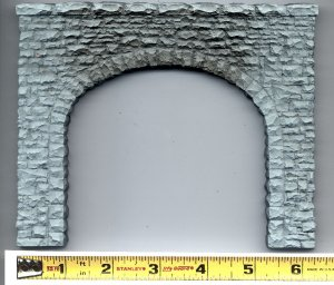 Chooch HO 8370 Double Random Stone Tunnel Portal