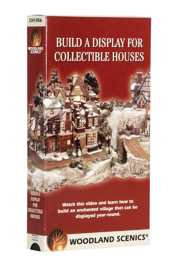 Woodland Scenics CH1056 Build A Display For Collectible Houses (VHS)