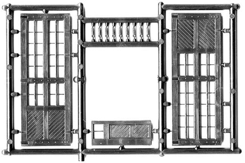 Central Valley Model Works HO 1605 Large Shop Doors