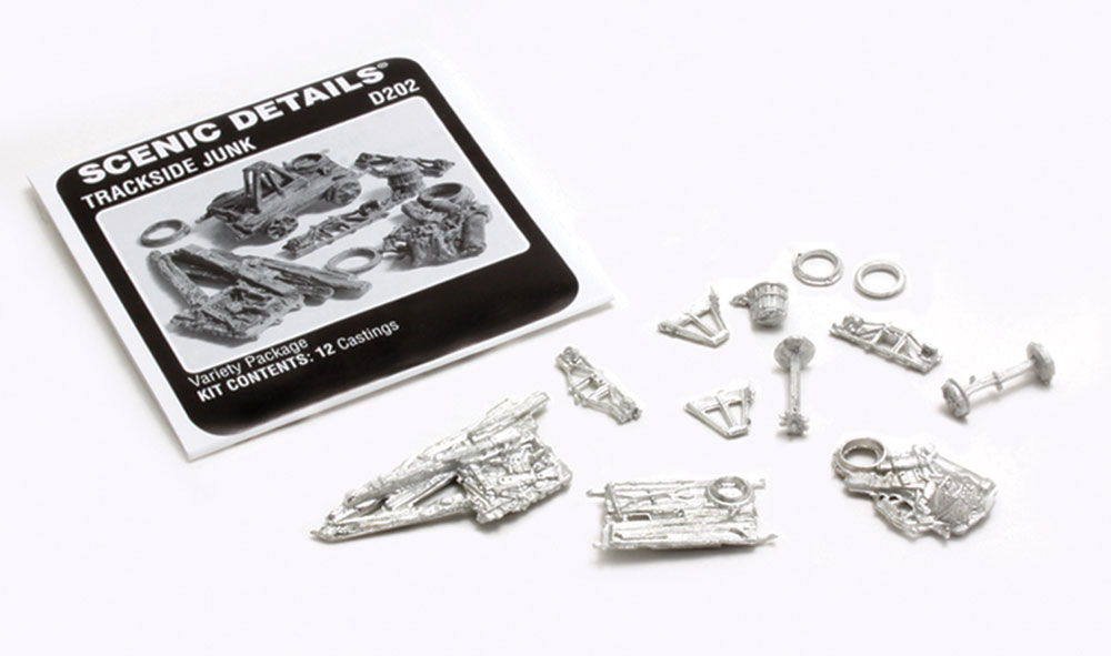 Woodland Scenics HO D202 Trackside Junk Kit
