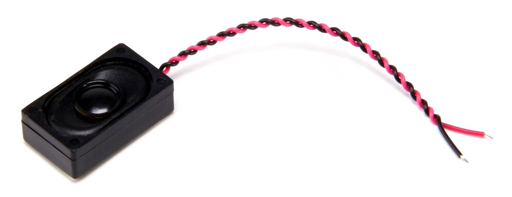 Digitrax SP26158B Compact Box Speaker (26.5mm x 15.5mm x 9mm, 8 Ohms)