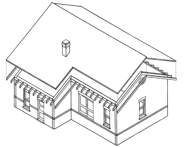 Design Preservation Models HO 10700 Freight Depot Kit