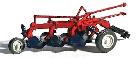 GHQ HO 60003 1950s Red 3-Bottom Plow Kit