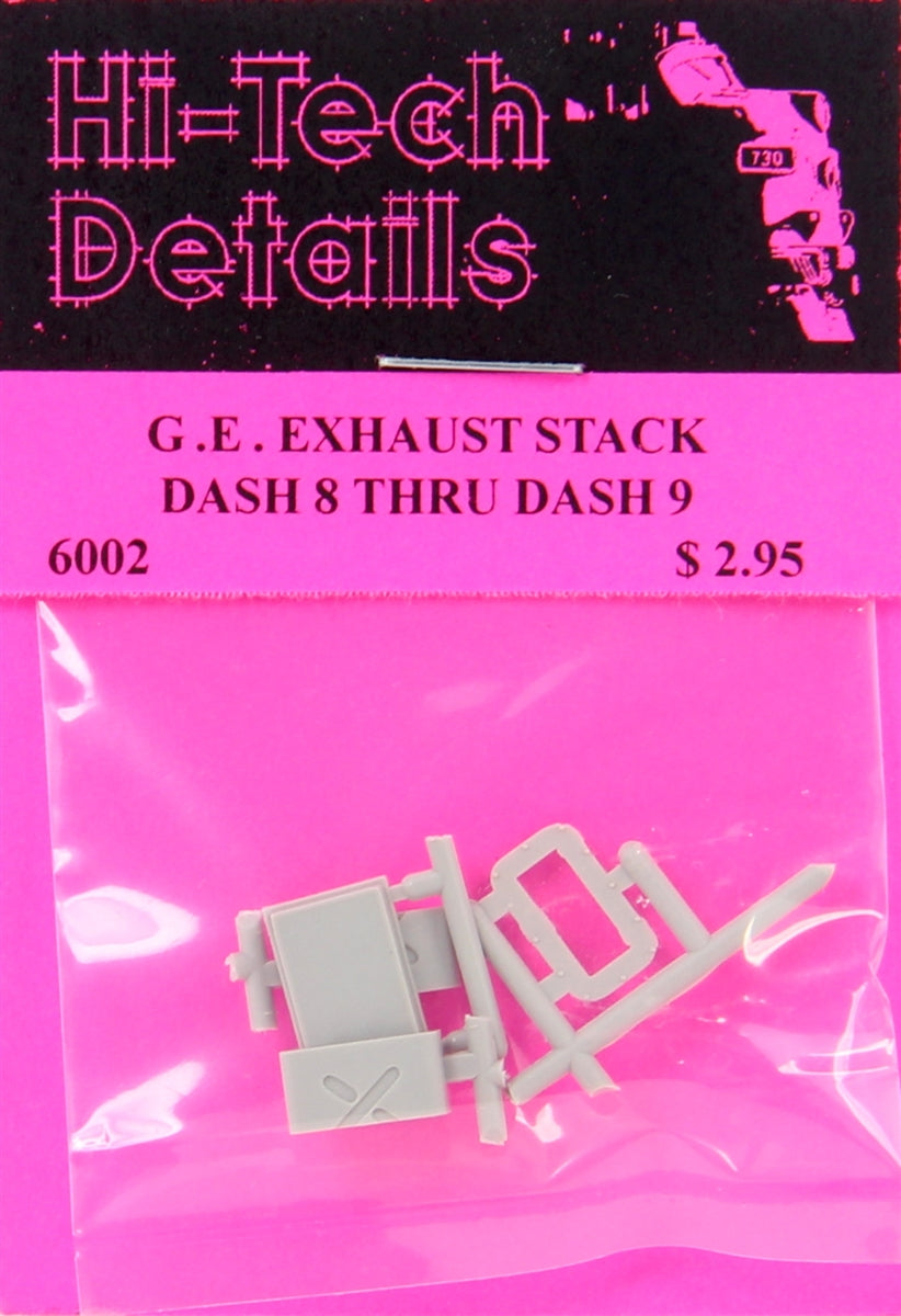 Hi-Tech Details HO 6002 GE Exhaust Stack Dash 8 Thru Dash 9 Versions