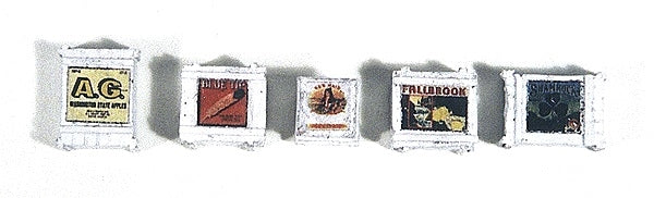 JL Innovative Design HO 716 Deluxe Crates, Weathered White (5)