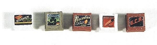 JL Innovative Design HO 717 Deluxe Square Crates, Mixed Colors (5)