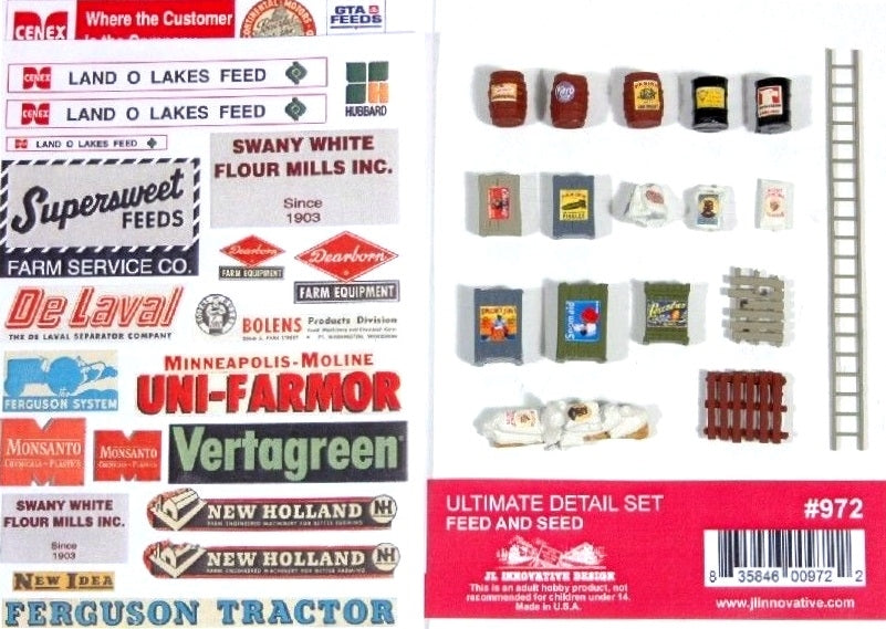 JL Innovative Design HO 972 Ultimate Detail Set, Feed and Seed