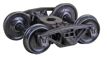 Kadee HO 1580 Bettendorf AAR Caboose, Self Centering Trucks with 33" Smooth Back Wheels