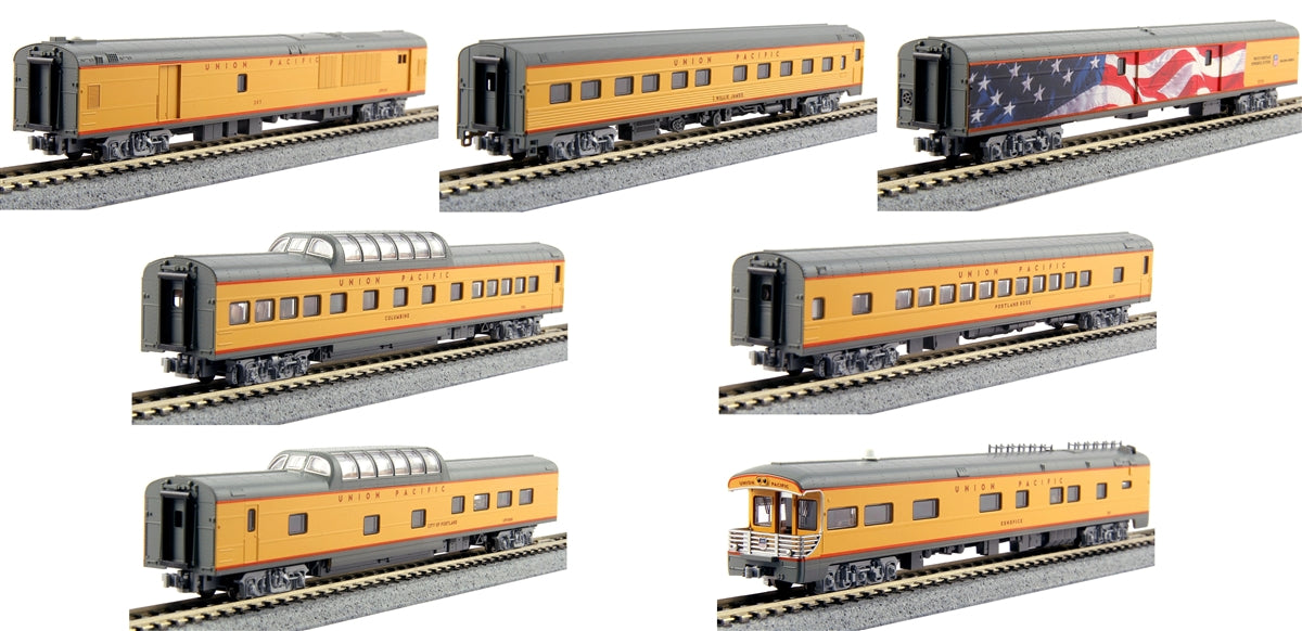 Kato N 106086 Excursion Train 7-Car Set, Union Pacific – Model
