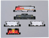 Kato N 1066271-DCC F7 Freight Train Set Without Track And Power, Santa Fe (Pre-Installed DCC)