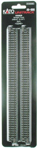 Kato N 20000 9-3/4" Straight Unitrack (4)