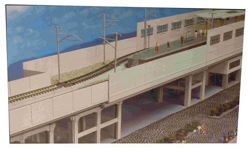 Kato N 23232 Double Track Viaduct Platform Extension Set