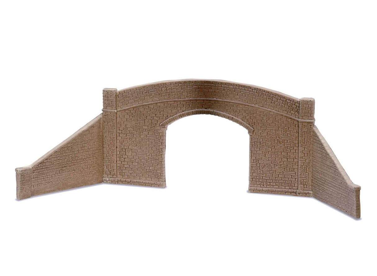 Peco HO LK33 Single Track Road Bridge Side, Stone