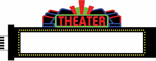 Miller Engineering O/S 1181 Large Theater Marquee, Animated Neon Style Sign Kit