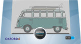 Oxford Diecast N NVWS005 Volkswagen T1 Samba Bus, Turquoise Blue/White