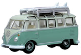 Oxford Diecast N NVWS005 Volkswagen T1 Samba Bus, Turquoise Blue/White