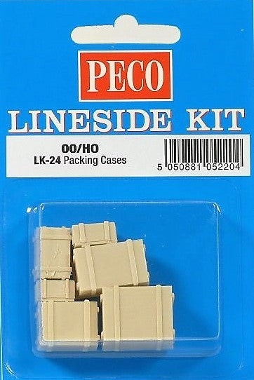 Peco HO/OO LK24 Wooden Crates (6)