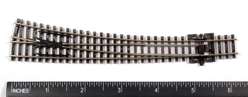 Peco N SL386 Code 80 Curved Right Hand Switch Insulfrog