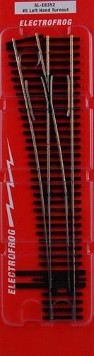 Peco HO SLE8352 Code 83 Track Electrofrog #5 Turnout Left Hand