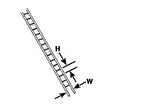 Plastruct HO 90672 LS-4 Styrene Ladders, 1/8" (2)