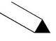 Plastruct 90845 MRT-100 Solid Styrene Triangular Rod, .100" (5) (d)