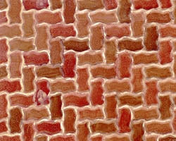 Plastruct G (1:24) 91672 PS-142 Interlocking Paving Stones (2)