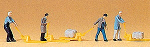 Preiser N 79081 Delivery Men with Loads