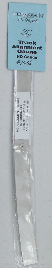 Ribbon Rail HO 1036 10 Track Alignment Gauge, 36 Radius