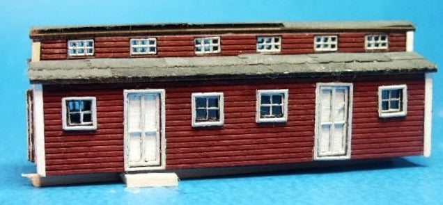 RS Laser Kits N 3019 Logging Bunk House Car Kit