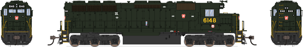 Broadway Limited Imports HO 4289 EMD SD45, Pennsylvania Railroad #6148