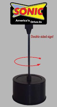 Miller Engineering 55-105 Sonic Rotating Sign, Animated Neon Sign Kit
