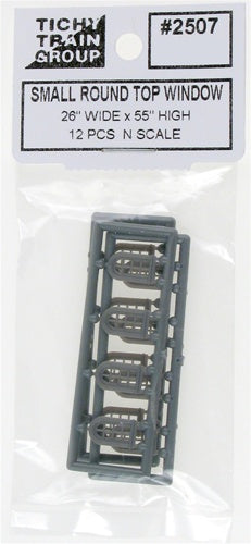 Tichy Train Group N 2507 Round Top Window 26" x 55" (12)
