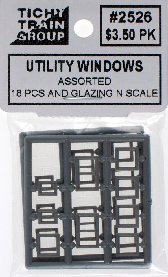 Tichy Train Group N 2526 Utility Windows (18)