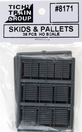 Tichy Train Group HO 8171 Skids and Pallets (36)