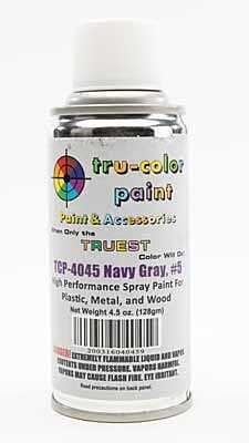 Tru-Color Paint 4045 Aerosol Spray Paint Can, Matte Navy Gray No. 5 (4.5oz)
