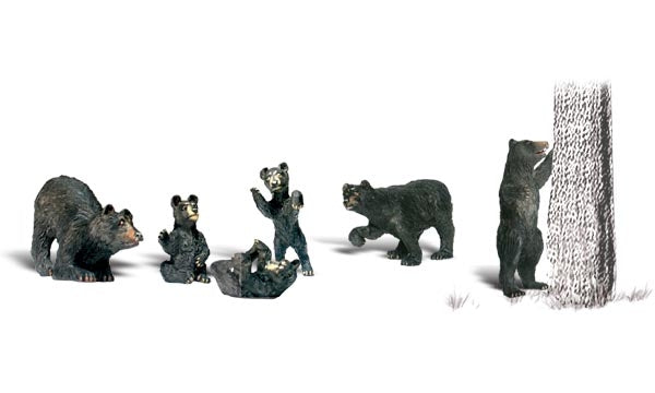 Woodland Scenics N A2186 Black Bears
