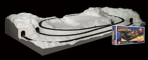 Woodland Scenics HO ST1484 River Pass Layout Kit