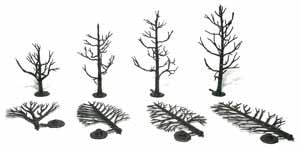 Woodland Scenics TR1123 Deciduous Tree Armatures, 5" to 7" (12)