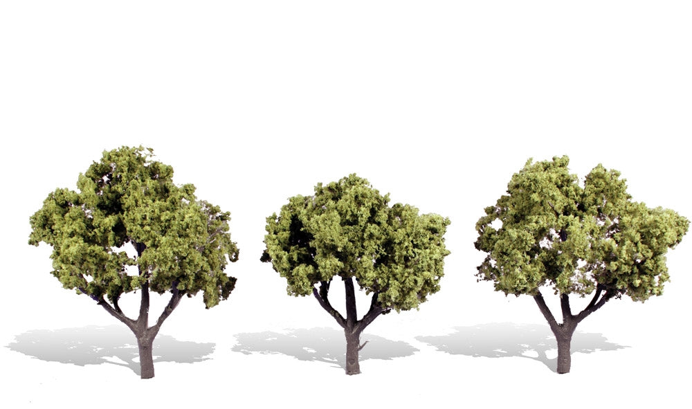 Woodland Scenics TR3506 Early Light Trees, 3" to 4" (3)