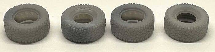 Phoenix Precision Models N 30631 Earth Mover Tires, 3-D Printed Parts (4)