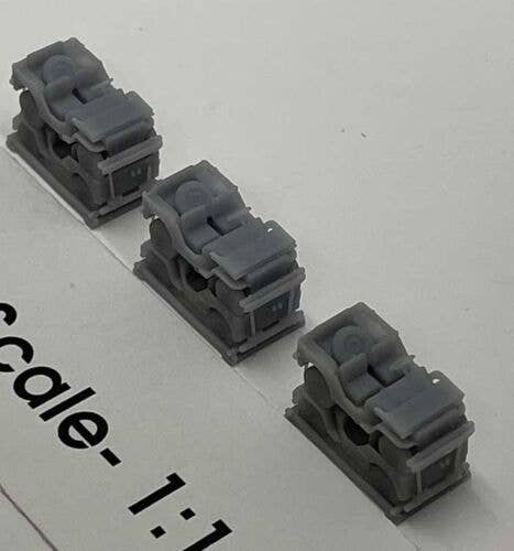 Phoenix Precision Models N 30633 Jeeps Stacked for Transport, Unpainted 3-D Print (3)