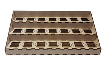 Osborn Model Kits 7007 Paint Rack, 21 Cap