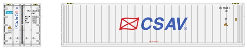 Atlas Master Line N 50005997 40' Refrigerated Containers, CSAV Set #2 (3)