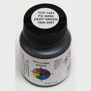 Tru-Color Paint 1424 Military Acrylic Color, FS-34084 Deep Green Camo US Army (1oz)