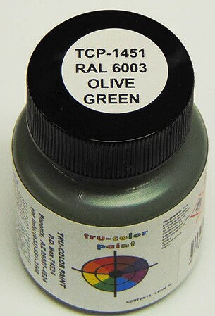 Tru-Color Paint 1451 Military Acrylic Color, RAL 6003 Olive Green German WWII (1oz)