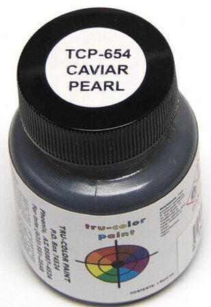 Tru-Color Paint 654 Automotive Acrylic Color, Pearlescent Caviar (1oz)